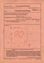 Wingertsberg 9, Hauptgebäude: Grundskizze / Lageplan, 1952