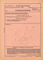 Carolinenstraße 2, Hauptgebäude: Grundskizze / Lageplan, 1954