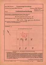 Am Elisabethenbrunnen 13, Hauptgebäude: Grundskizze / Lageplan, 1952