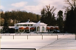 Kurpark, Lawn-Tennishaus mit Tribüne, ohne Angaben