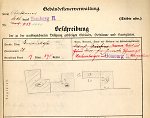 Louisenstraße 20, Hauptgebäude: Grundskizze / Lageplan, 1907