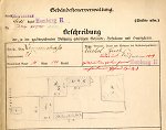 Louisenstraße 21, Hauptgebäude: Grundskizze / Lageplan, 1907