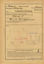 Louisenstraße 38, Hauptgebäude: Grundskizze / Lageplan, 1951