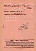 Louisenstraße 39, Hauptgebäude: Grundskizze / Lageplan, 1950