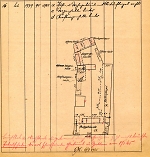 Louisenstraße 65, Hauptgebäude: Grundskizze / Lageplan, 1945