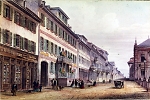 Louisenstraße 67, Hauptgebäude, vor 1864