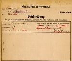 Louisenstraße 67, Hauptgebäude: Grundskizze / Lageplan, 1907