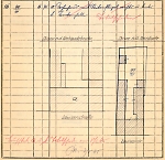 Louisenstraße 67, Hauptgebäude: Grundskizze / Lageplan, 1945