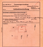 Louisenstraße 67, Hauptgebäude: Grundskizze / Lageplan, 1951