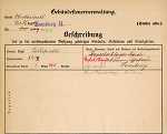 Louisenstraße 84 1/2 zu Haus-Nr. 84, Hauptgebäude: Grundskizze / Lageplan, 1907