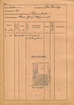 Kasernenstraße 3, Hauptgebäude: Grundskizze / Lageplan, 1945