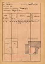 Schwedenpfad 2, Hauptgebäude: Grundskizze / Lageplan, 1945