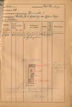 Thomasstraße 1: Grundskizze / Lageplan, 1945