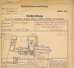 Dorotheenstraße 38: Grundskizze / Lageplan, 1907
