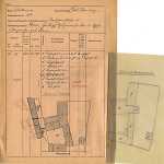 Dorotheenstraße 38: Grundskizze / Lageplan, 1945