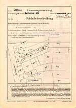 Dorotheenstraße 38: Grundskizze / Lageplan, 1949