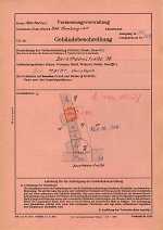 Dorotheenstraße 38: Grundskizze / Lageplan, 1950