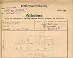 Haingasse 12, Hauptgebäude: Grundskizze / Lageplan, 1907