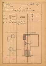 Ludwigstraße 12, Hauptgebäude: Grundskizze / Lageplan, 1945