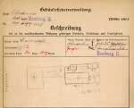 Louisenstraße 43 1/2, Hauptgebäude: Grundskizze / Lageplan, 1907