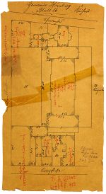 Louisenstraße 56, 2. Kurhaus: Grundskizze / Lageplan, 1907