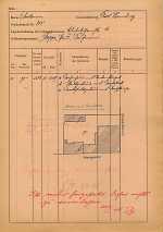 Elisabethenstraße 14, Hauptgebäude: Grundskizze / Lageplan, 1945