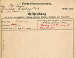 Louisenstraße 136, Scheune mit Hofraum, [Hauptgebäude]: Grundskizze / Lageplan, 1907