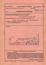 Elisabethenstraße 37, Hauptgebäude: Grundskizze / Lageplan, 1950
