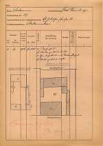 Elisabethenstraße 16: Grundskizze / Lageplan, 1945