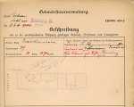 Elisabethenstraße 49, Hauptgebäude: Grundskizze / Lageplan, 1907