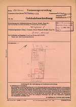 Haingasse 8, Hauptgebäude: Grundskizze / Lageplan, 1955