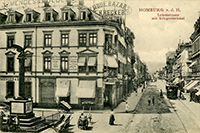 Die Louisenstraße (Historische Postkarte)