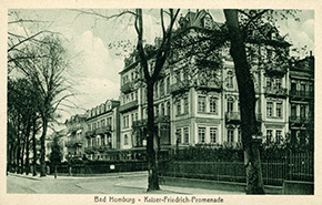 Postkarte: Bad Homburg – Kaiser-Friedrich-Promenade