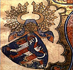 Darstellung des ältesten überlieferten Landgrafen-Wappens