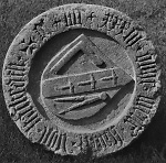Hans von Bacharach 1433, Friedberg / Die Rückseite mit Wappenschild und Umschrift Vorschaubild