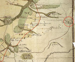 Karte der strittigen Grenze zwischen Hessen und Waldeck 1669-1700 Vorschaubild
