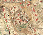 Der Gerichtsplatz in Königswald auf der Katasterkarte von 1744 Vorschaubild