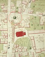 Der Gerichtsplatz in Reichensachsen auf der Katasterkarte von 1788 Vorschaubild