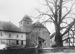 Linde und Musikantentribüne in Wichmannshausen, um 1910 Vorschaubild