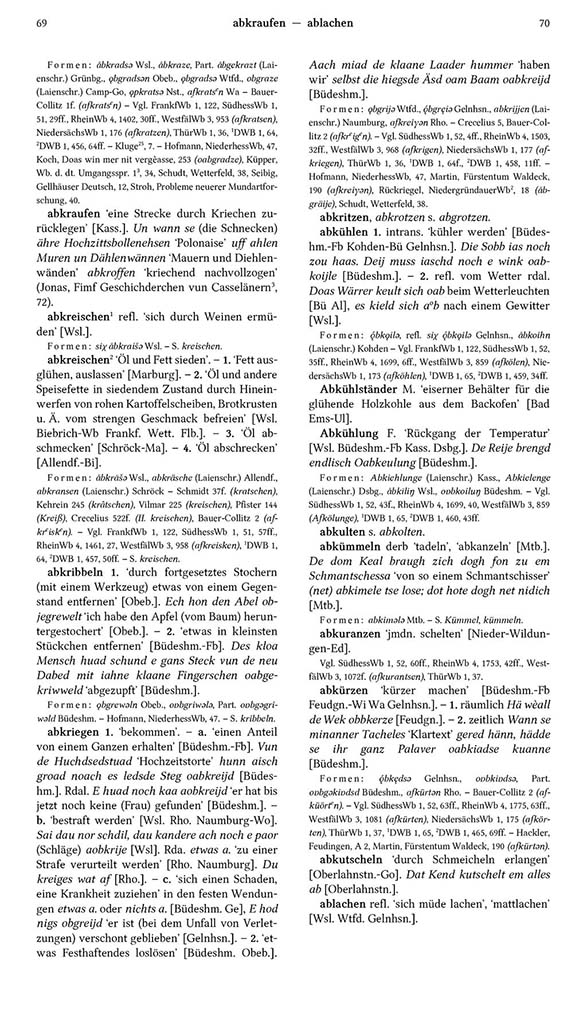 Page View: Volume 1, Columns 69–70