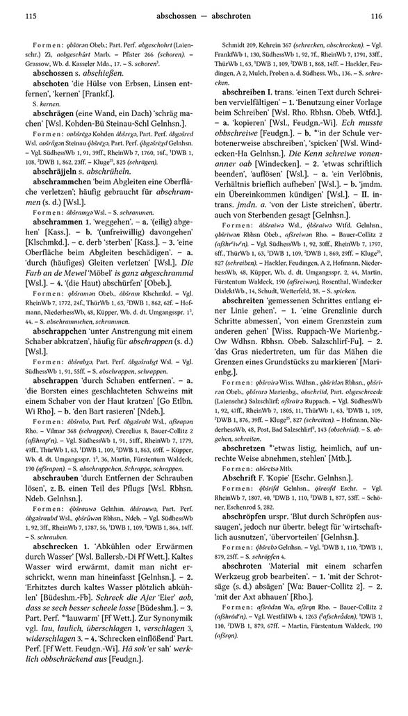Page View: Volume 1, Columns 115–116