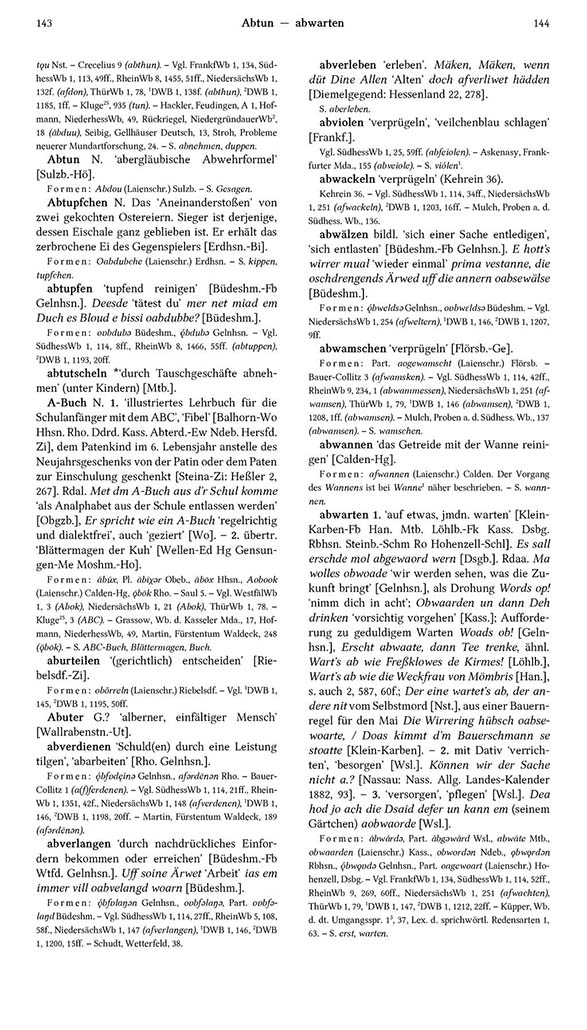 Page View: Volume 1, Columns 143–144