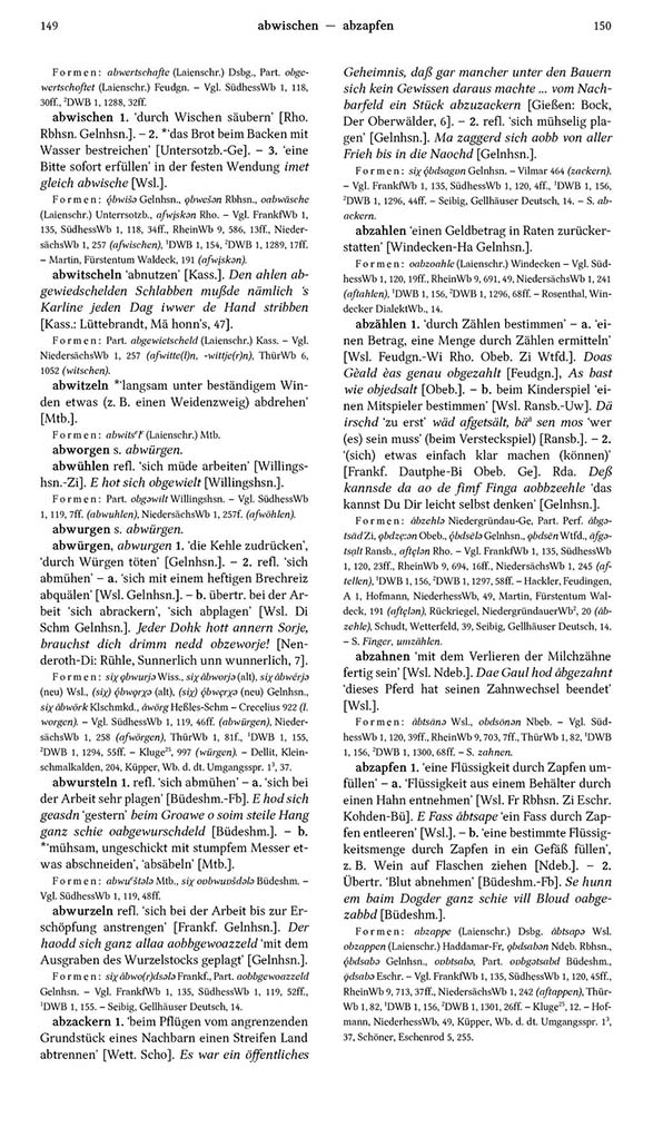 Click to enlarge Page View: Volume 1, Columns 149–150