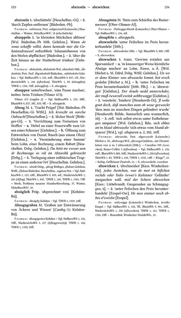 Page View: Volume 1, Columns 153–154