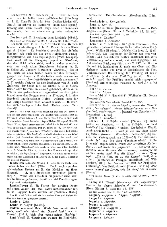 Zum Vergrößern bitte klicken Seitenanzeige: Band 2, Spalten 121–122