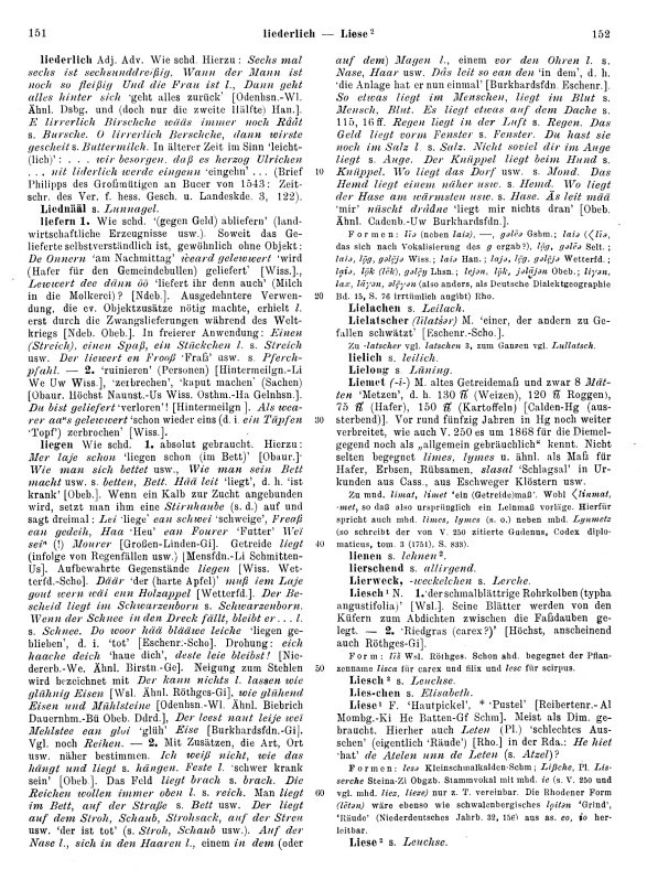 Page View: Volume 2, Columns 151–152