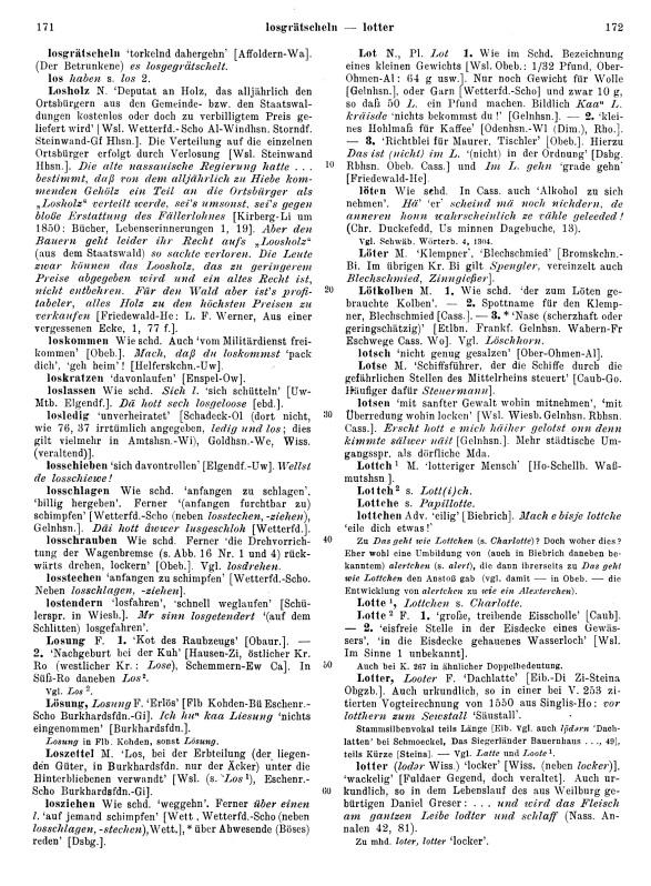 Zum Vergrößern bitte klicken Seitenanzeige: Band 2, Spalten 171–172