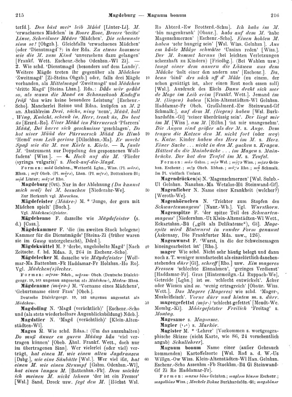 Page View: Volume 2, Columns 215–216