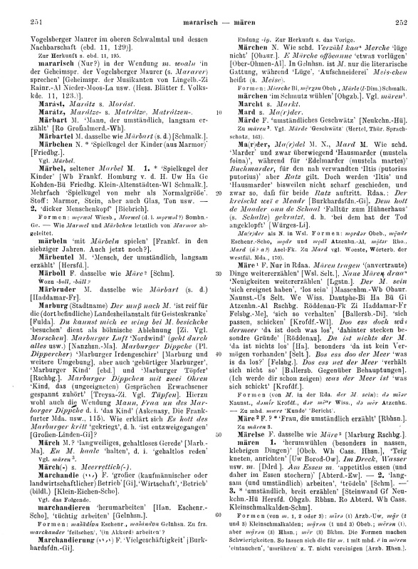 Zum Vergrößern bitte klicken Seitenanzeige: Band 2, Spalten 251–252