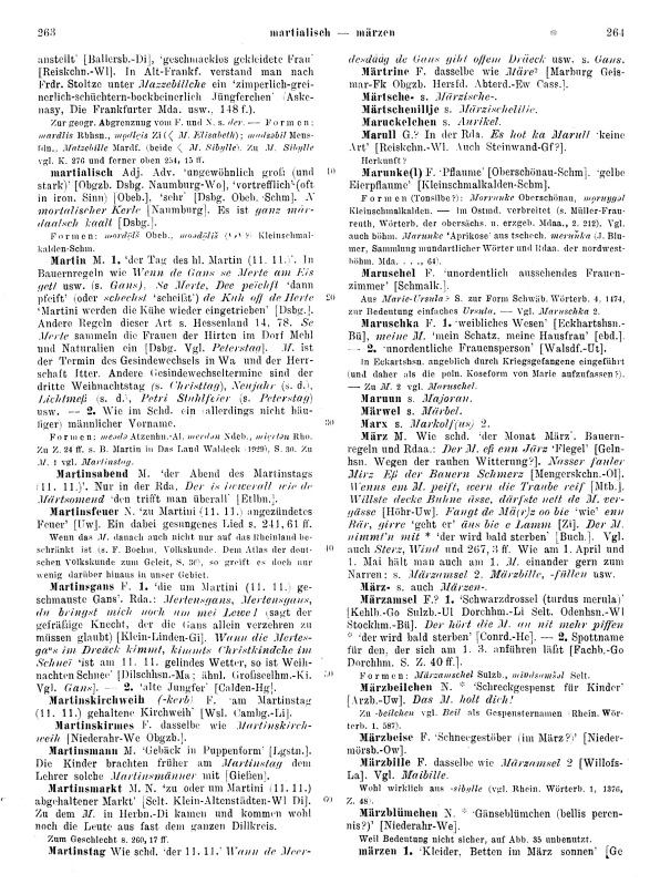 Seitenanzeige: Band 2, Spalten 263–264